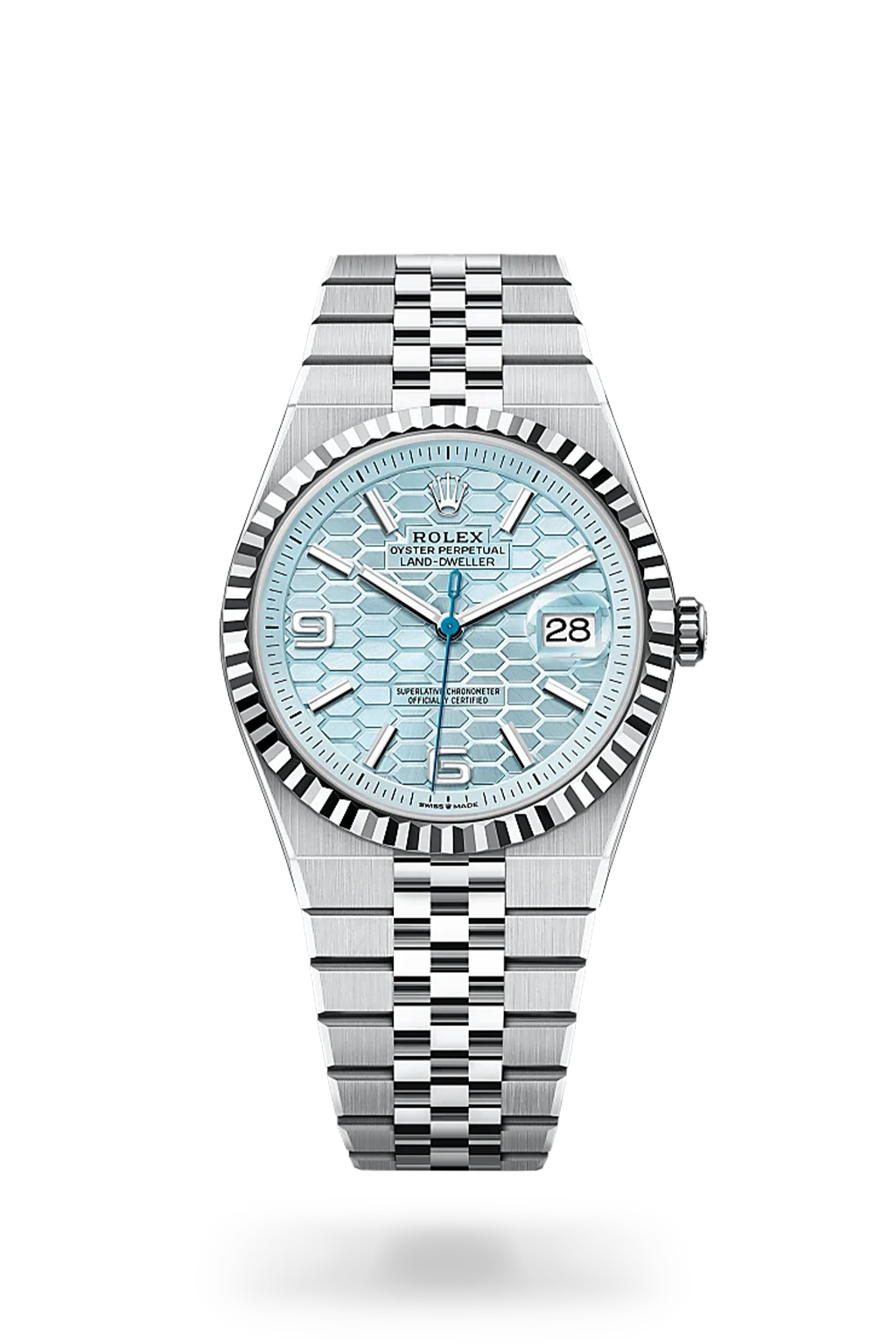 Rolex Oyster Perpetual Land Dweller Light Blue Men
