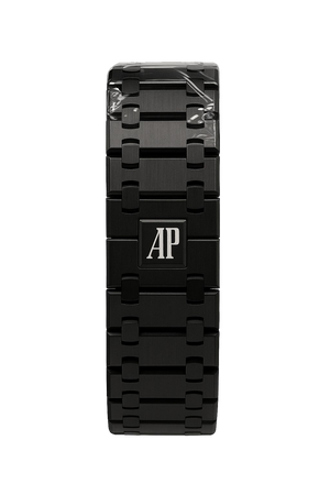 AP Royal Oak All Black Blue Dial Men