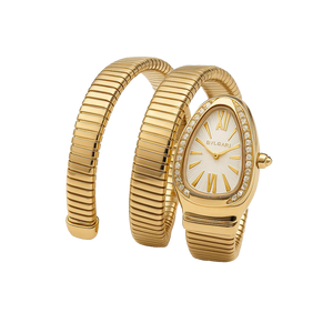 Bvlgari Gold/White Dial Women