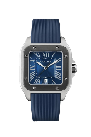 Cartier Rubber Blue Men
