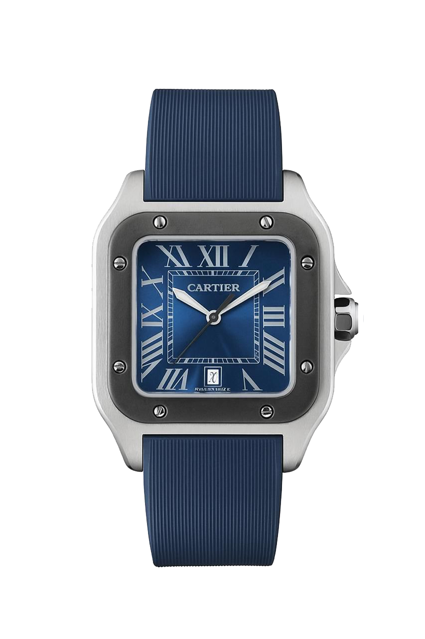 Cartier Rubber Blue Men