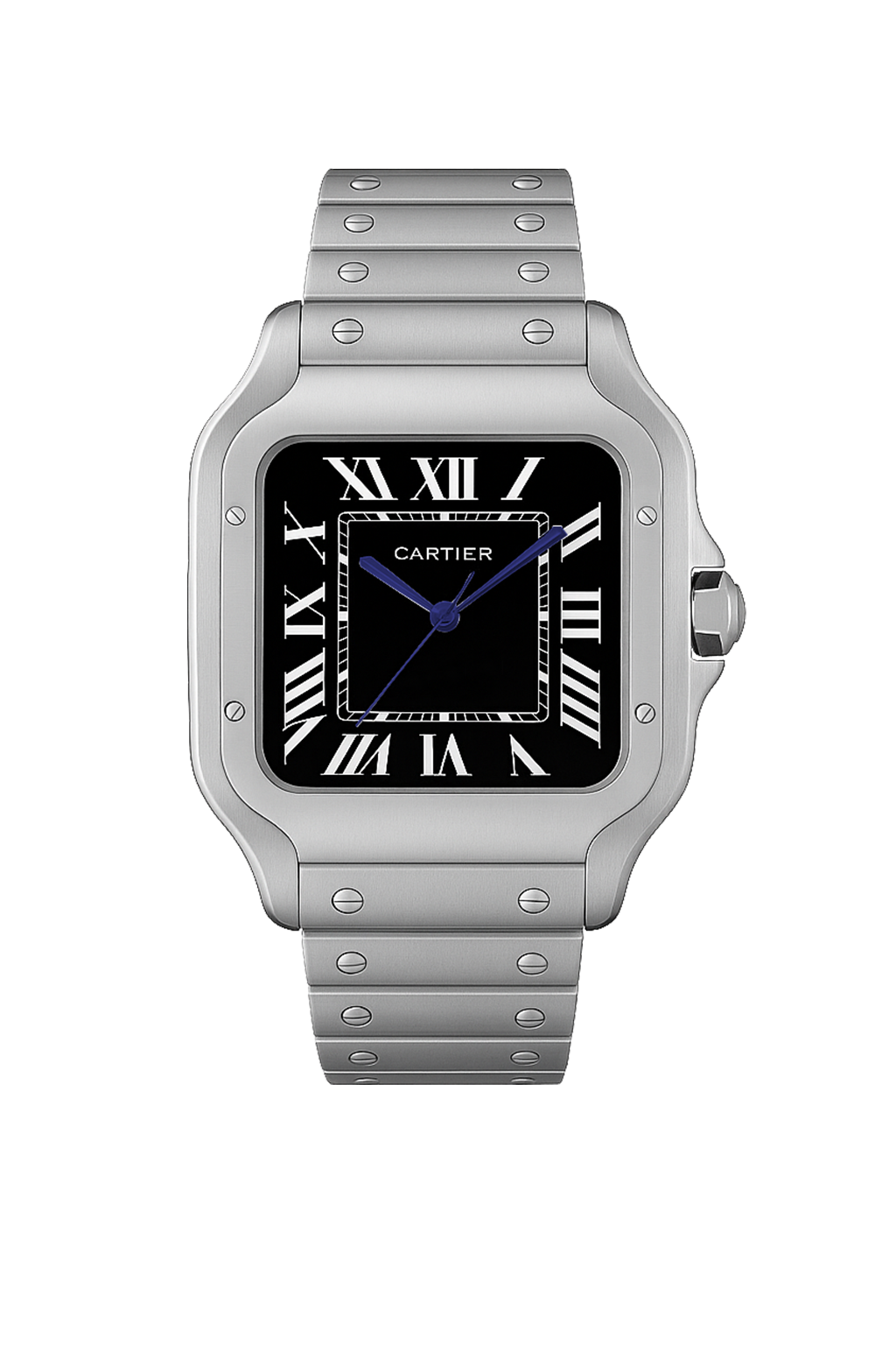 Cartier Santos Black Dial Men