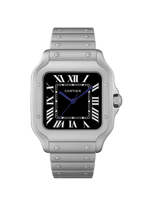 Cartier Santos Black Dial Men