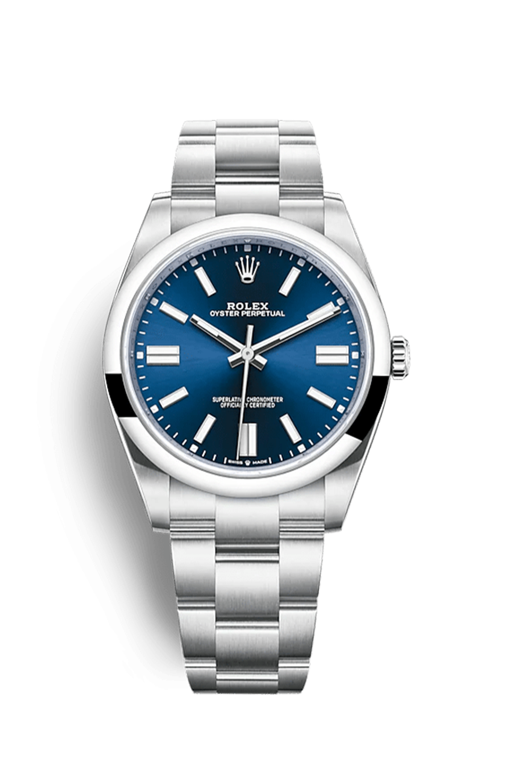 Rolex Oyster Blue Dial Men