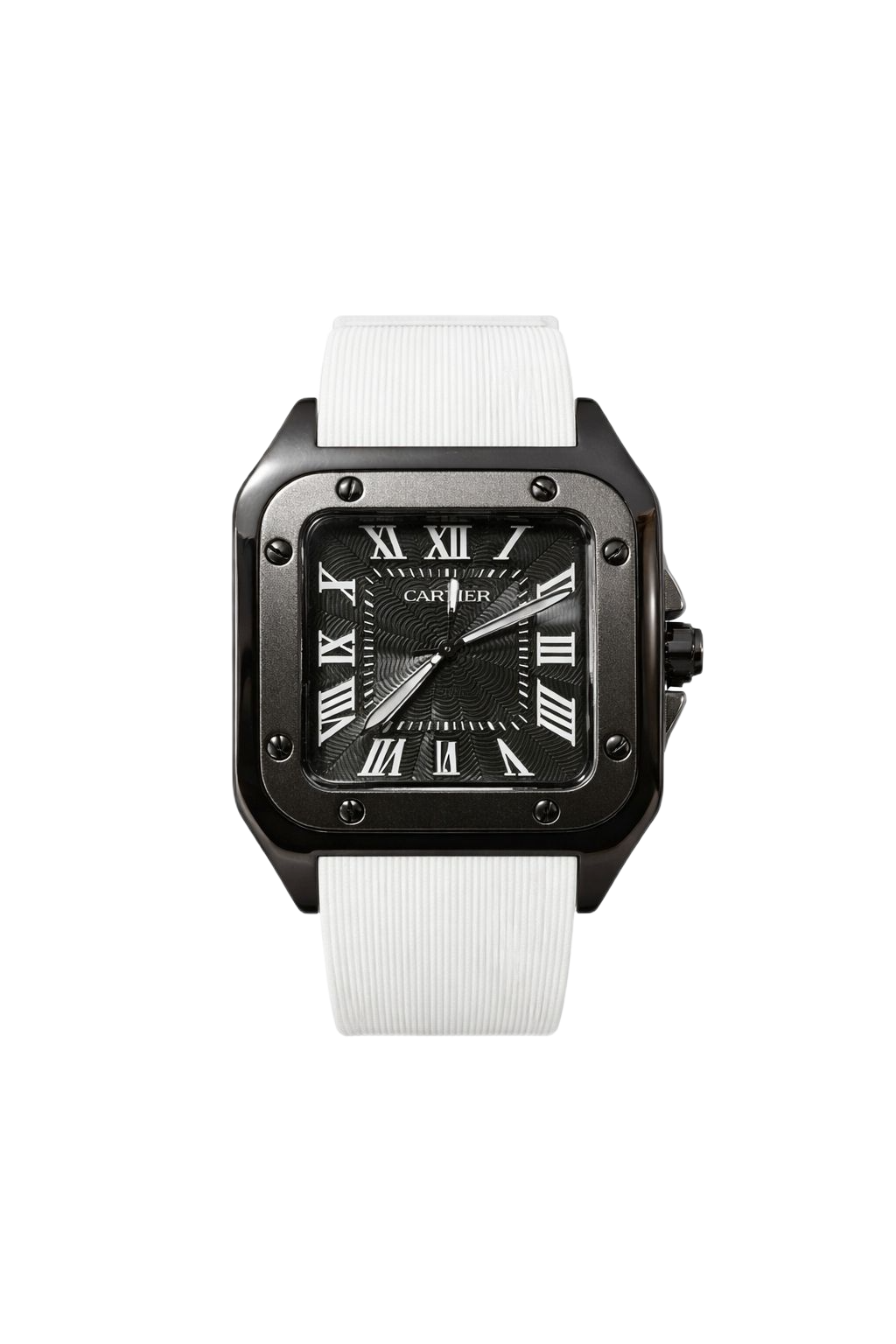 Cartier Rubber White/Black Men