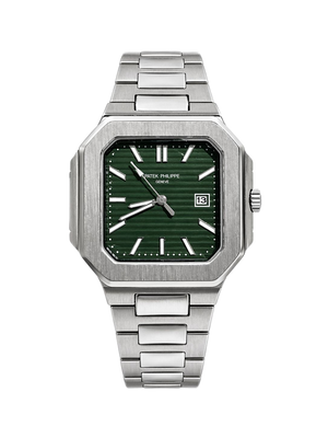 Patek Philippe Cubitus Silver Green Dial Men