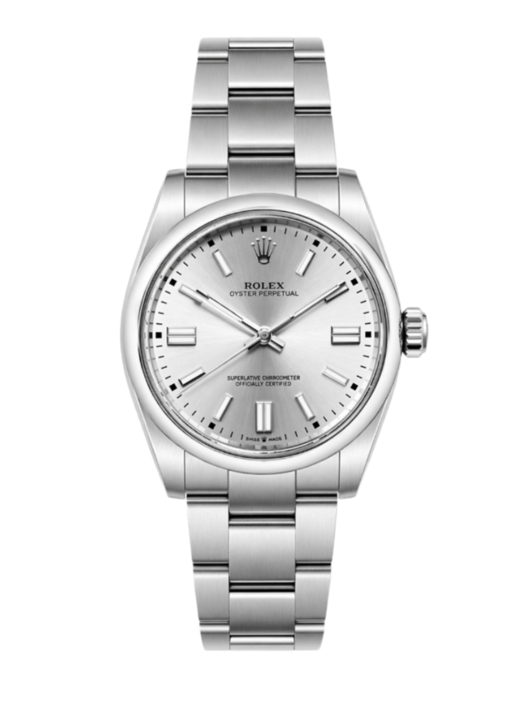 Rolex Perpetual All Silver Men