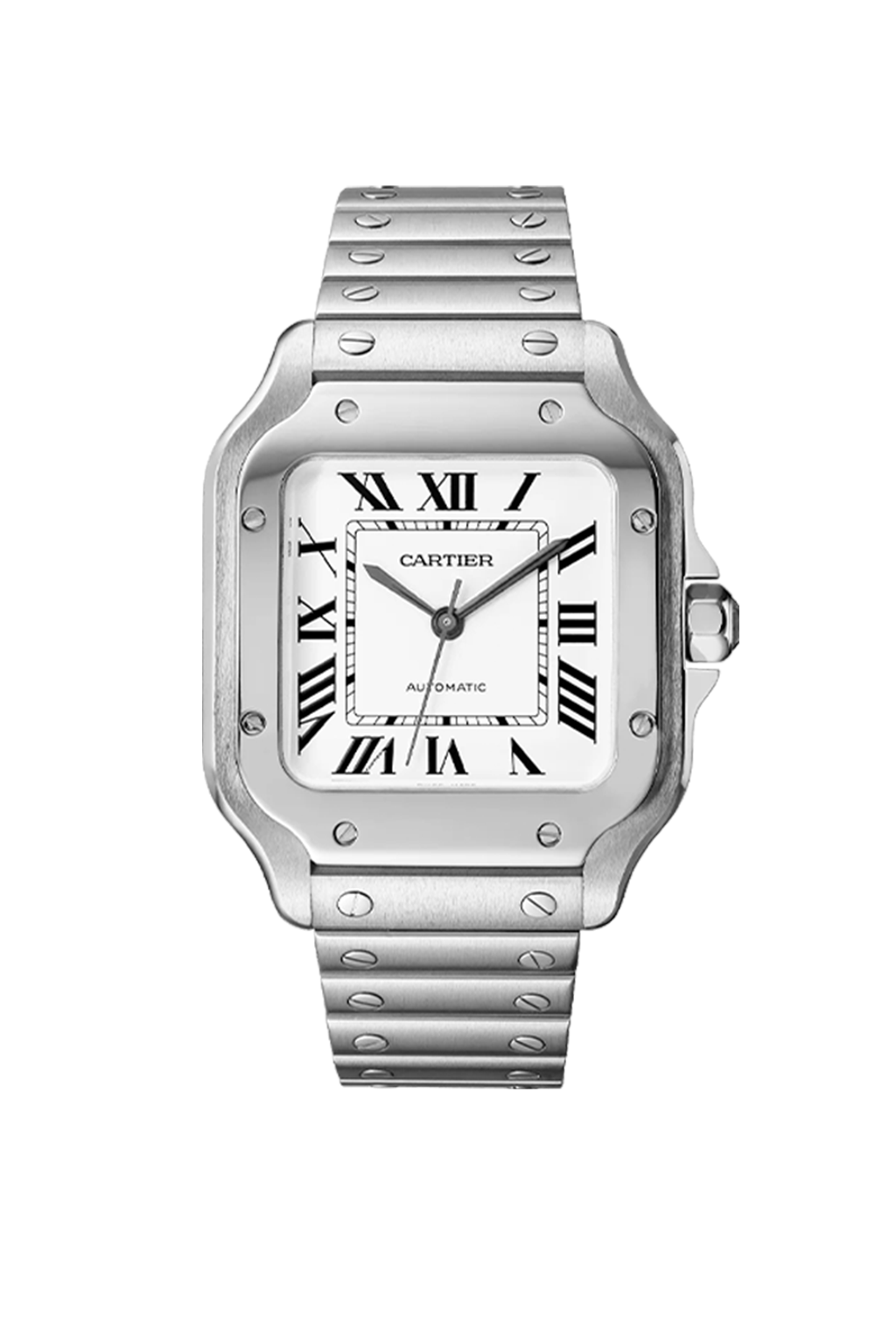 Cartier Santos White Dial Men