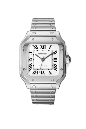 Cartier Santos White Dial Men
