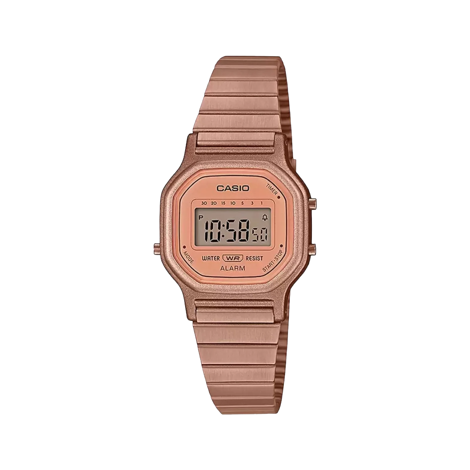 Casio Digital Rose Gold Women