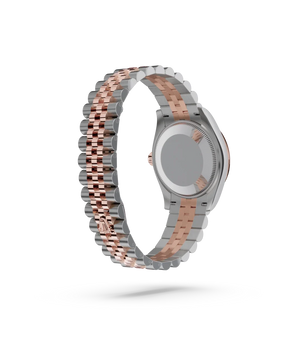 Rolex Datejust Silver/Rosegold Dial Women