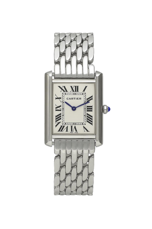 Cartier Tank All Silver Men