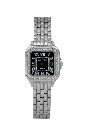 Cartier Tank Black Dial Women