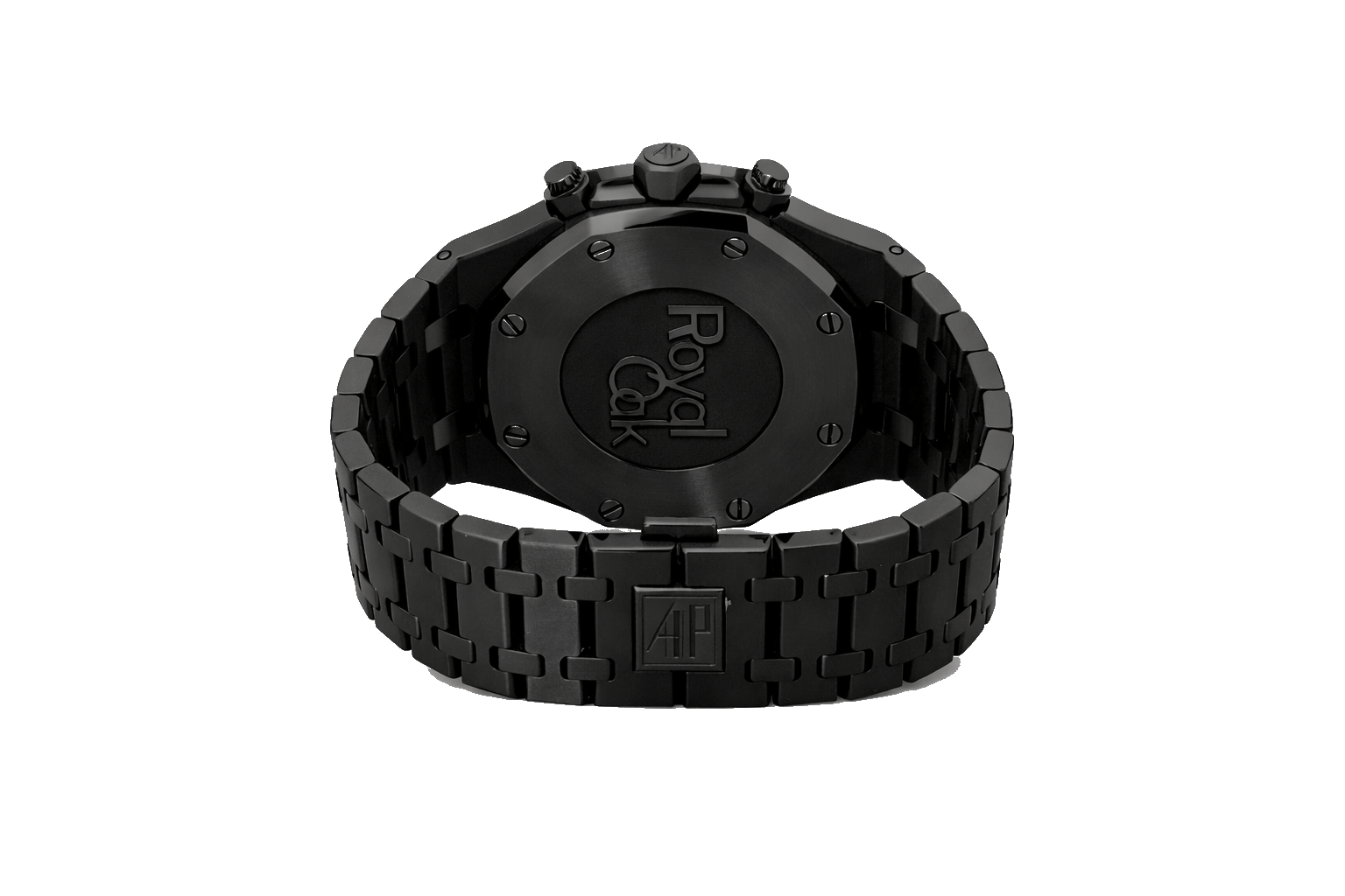 AP Royal Oak All Black Blue Dial Men