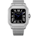 Cartier Santos Black Dial Men
