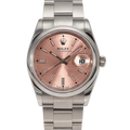 Rolex Perpetual Pink Dial Men