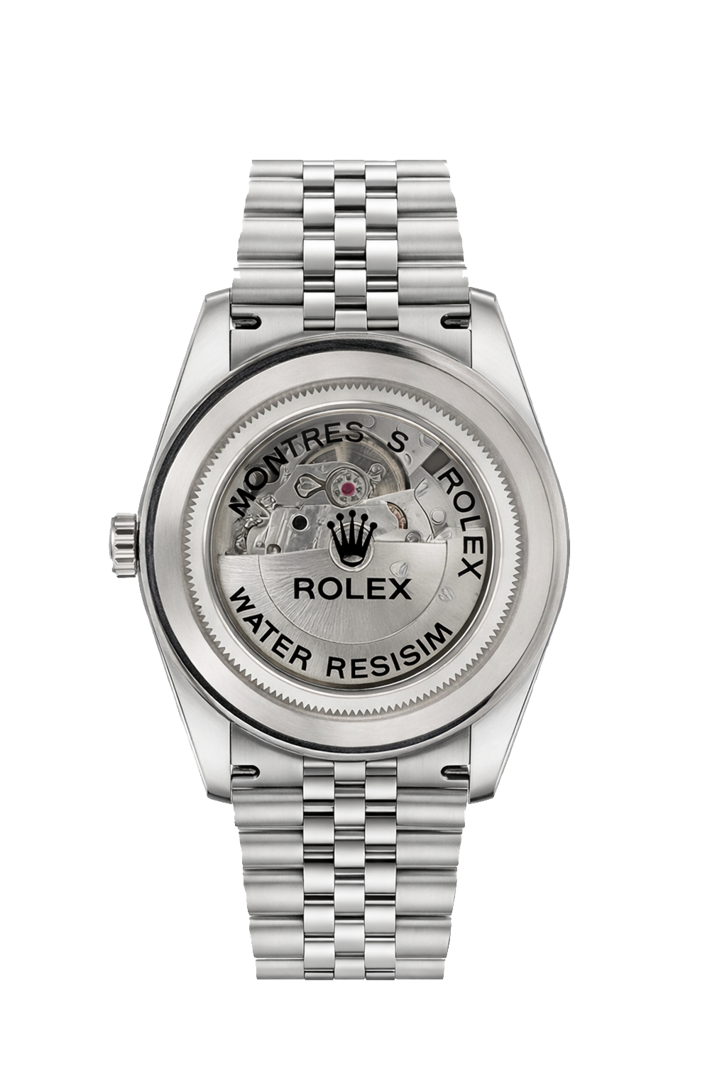 Rolex Oyster Datejust Glassy Back Blue Dial Men