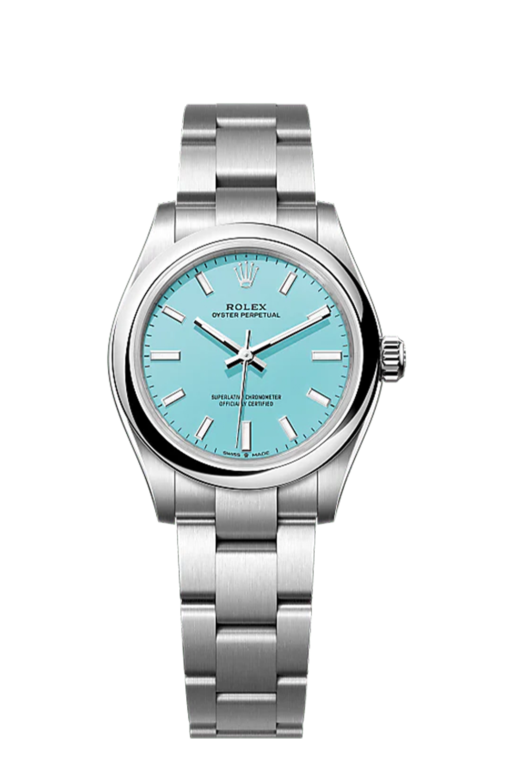 Rolex Perpetual Light Blue Dial Men