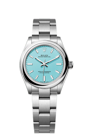 Rolex Perpetual Light Blue Dial Men