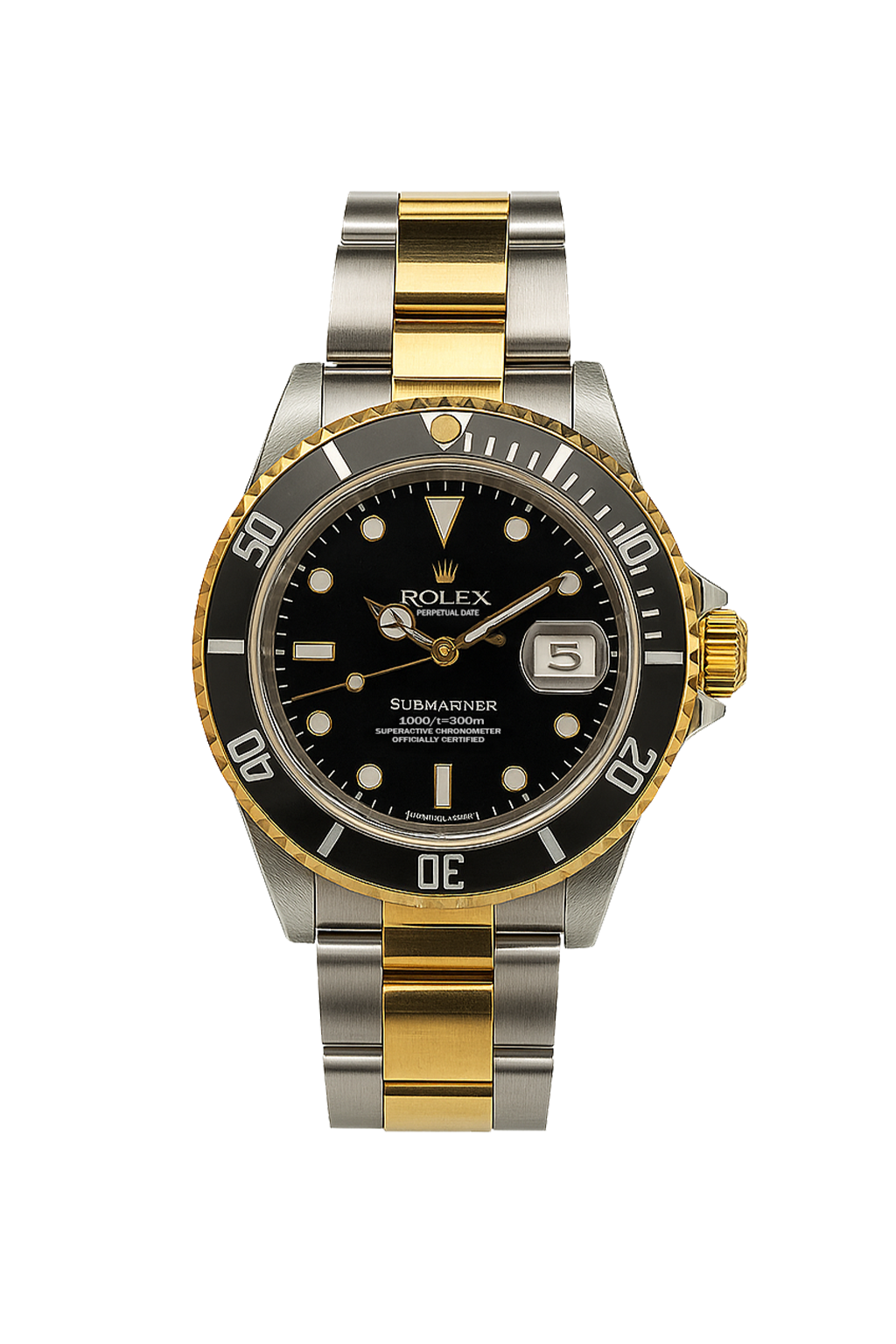 Rolex Submariner Gold/Black Men