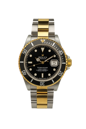 Rolex Submariner Gold/Black Men