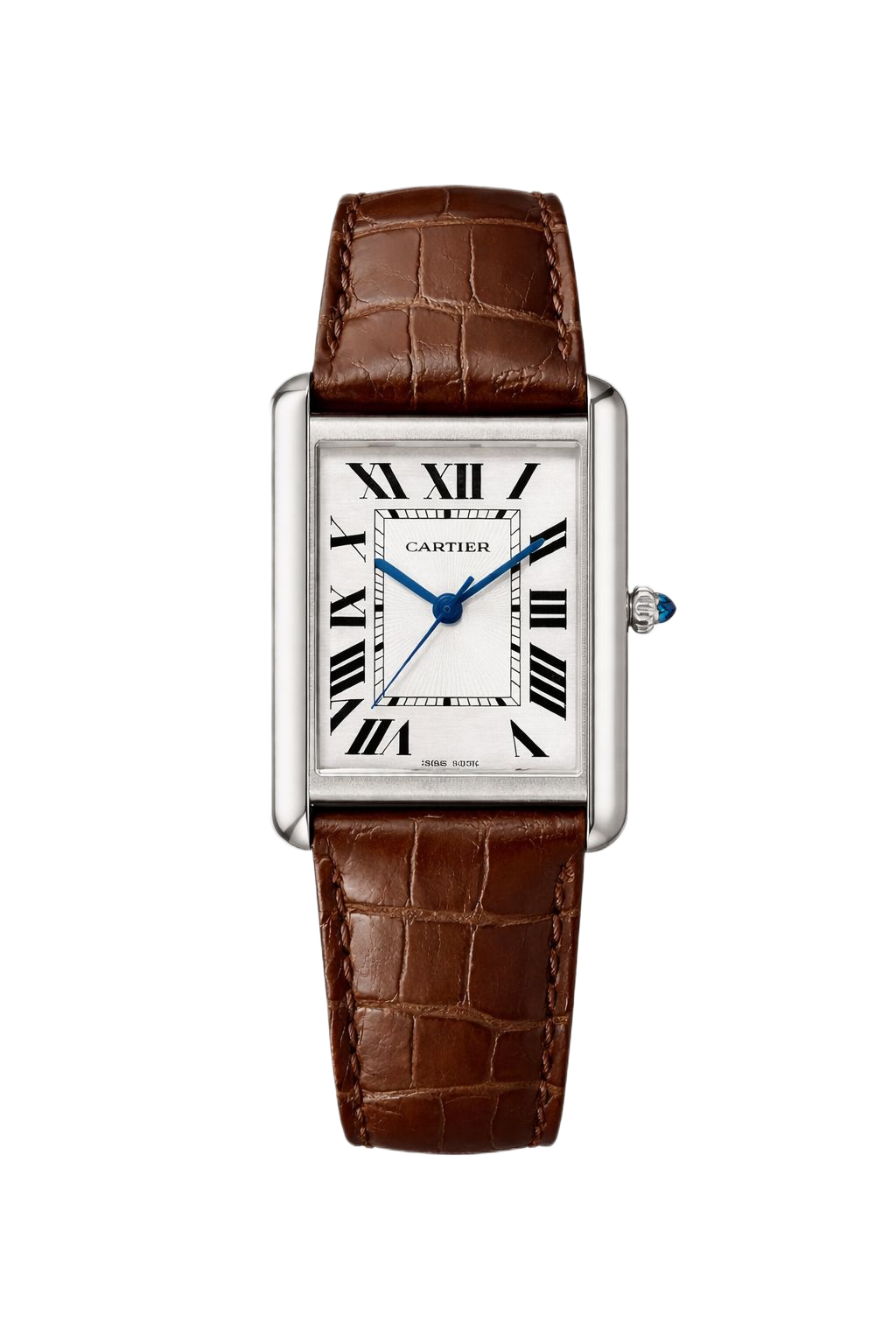Cartier Tank Brown/Silver Men