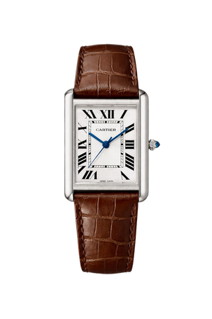 Cartier Tank Brown/Silver Men