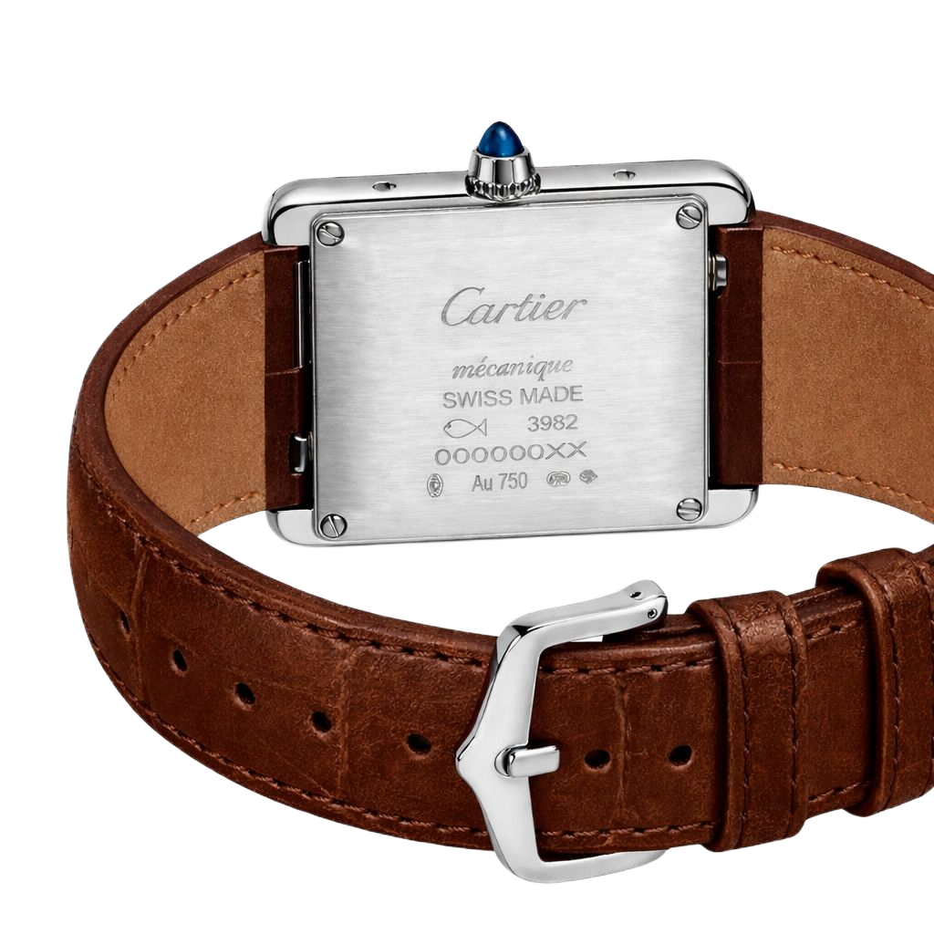 Cartier Tank Brown/Silver Men