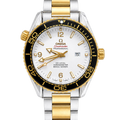 Omega Seamaster Planet Ocean 600M Gold White Dial