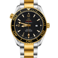 Omega Seamaster Planet Ocean 600M Gold Black Dial