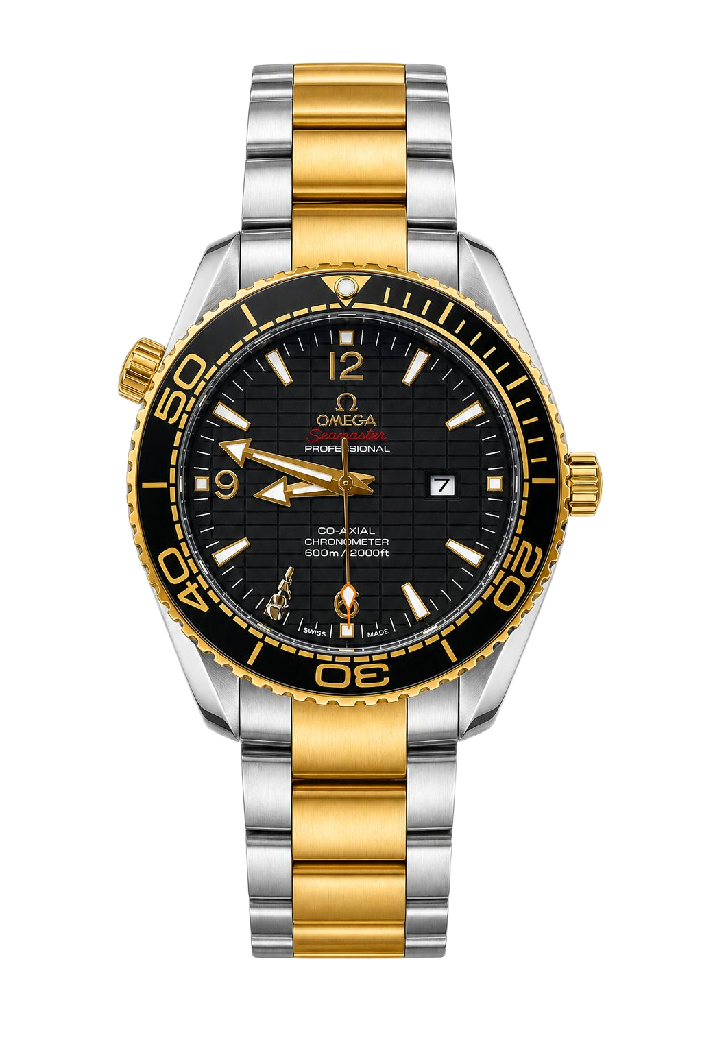 Omega Seamaster Planet Ocean 600M Gold Black Dial