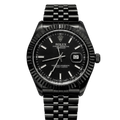 Rolex Oyster Datejust Glassy Back All Black Men