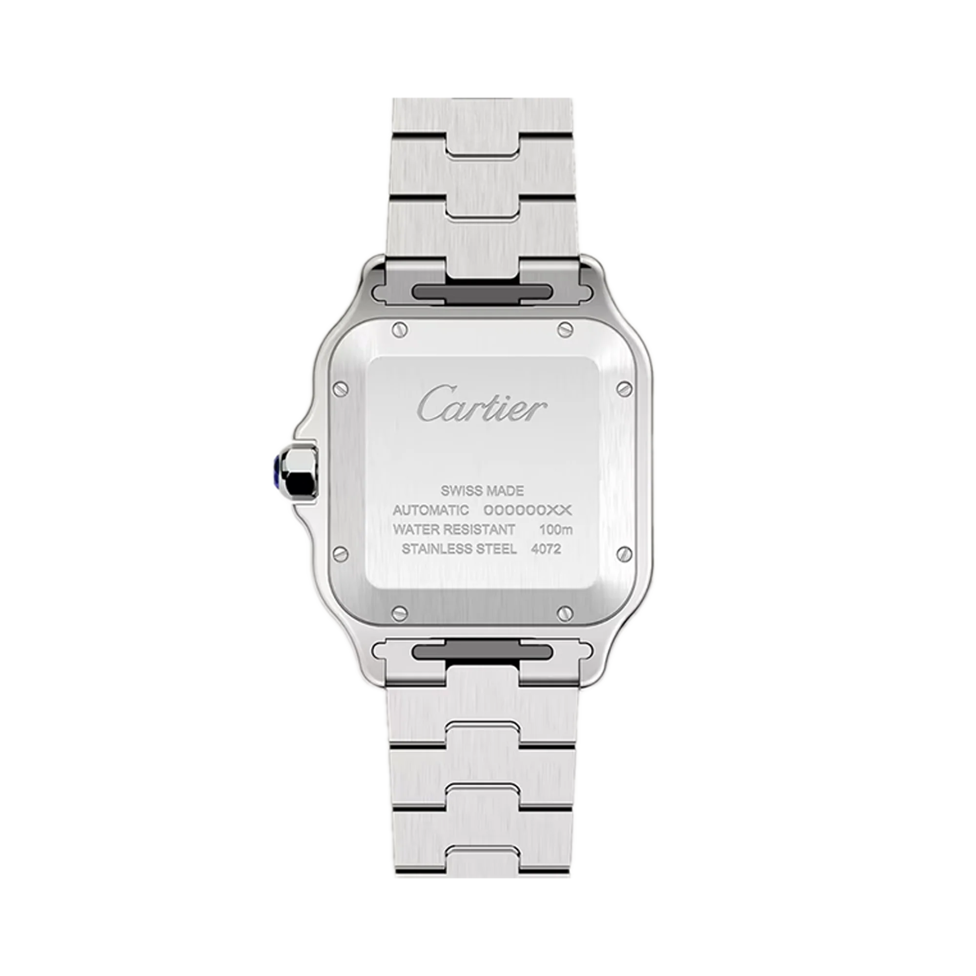 Cartier Santos White Dial Men