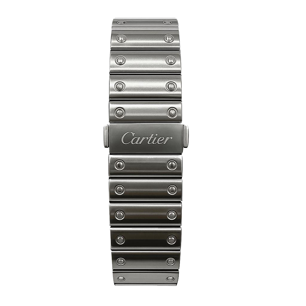 Cartier Santos Silver Dial Men