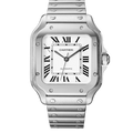 Cartier Santos White Dial Men